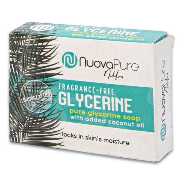 Fragrance-Free Glycerine Soap 100g | Pure & Gentle Moisturizing Bar with Coconut Oil – Hydrates and Protects Sensitive Skin