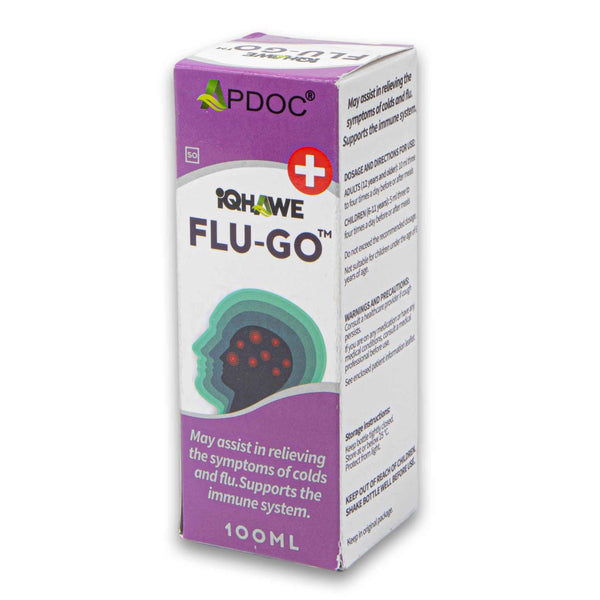 Flu-Go Syrup 100ml | Helps Relieve Cold & Flu Symptoms and Supports the Immune System