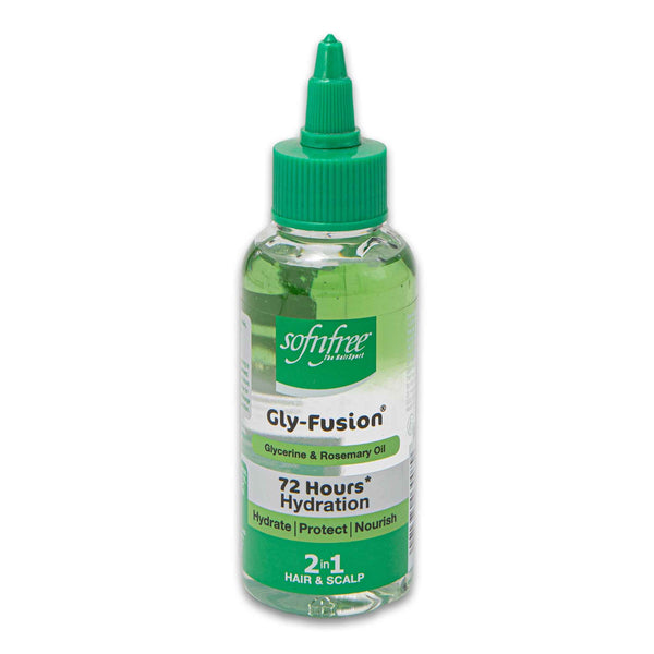 Gly-Fusion 2-in-1 Glycerine & Rosemary Hair & Scalp Oil 125ml | 72 Hours Hydration – Hydrate Protect & Nourish