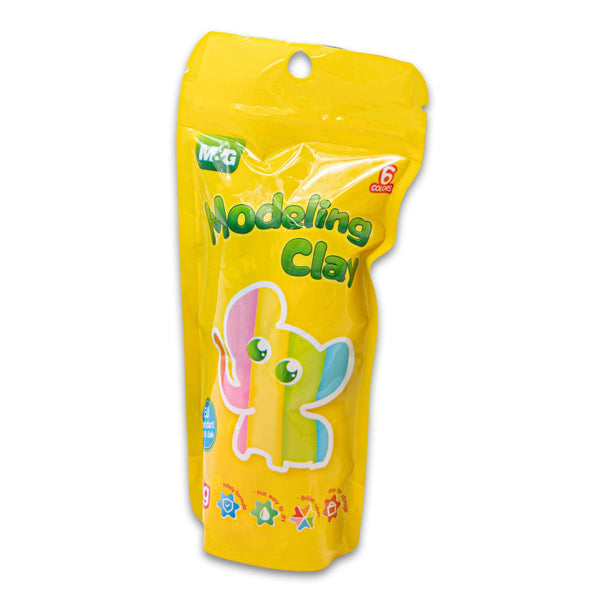 Modeling Clay Set | 6 Bright Colours – Soft Non-Toxic & Easy to Shape for Creative Fun