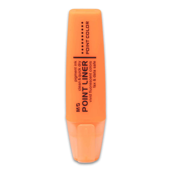 Point Liner Highlighter | Vivid Fluorescent Colour – Smooth Ink for Clear Quick-Dry Highlighting