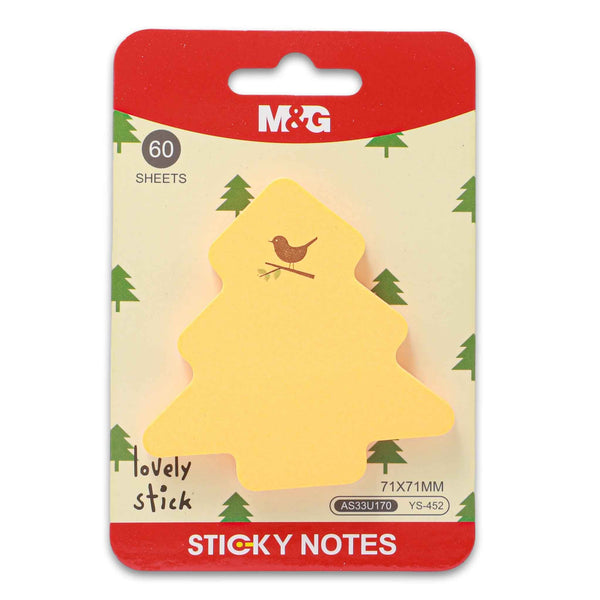 Sticky Notes 71x71mm | 60 Sheets – Assorted Shape Design for Fun & Creative Reminders
