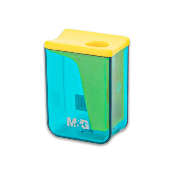 Single Hole Sharpener | Compact Design with Shavings Container – Assorted Colours Based on Stock Availability