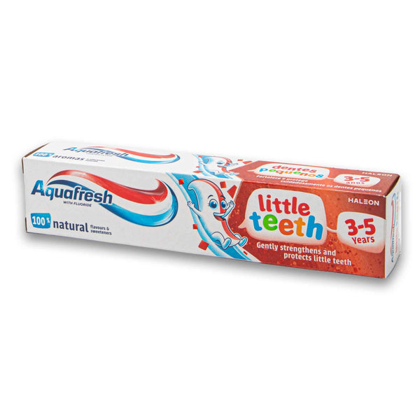 Little Teeth Toothpaste with Fluoride 3–5 Years 50ml | 100% Natural Flavours & Sweeteners – Strengthens & Protects Kids Teeth