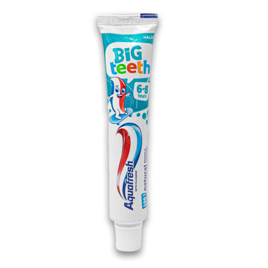 Aquafresh, Big Teeth Toothpaste with Fluoride 6–8 Years 50ml | 100% Natural Flavours & Sweeteners – Lasting Protection for New Permanent Teeth - Cosmetic Connection