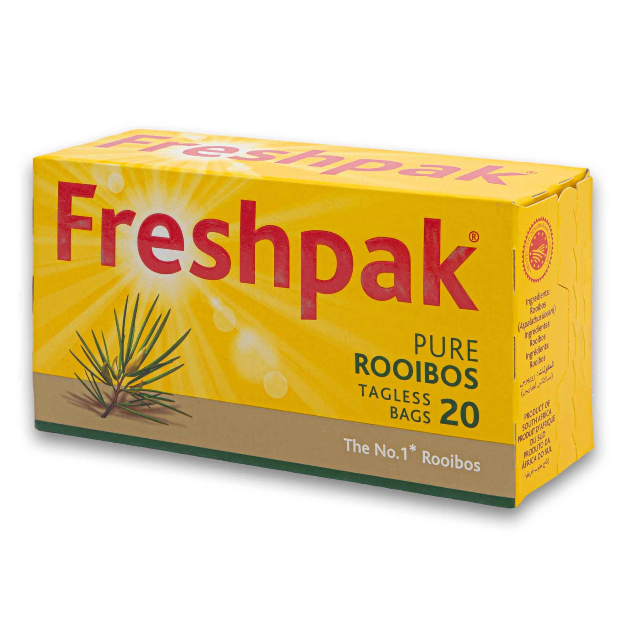 Pure Rooibos Tea 20 Tagless Tea Bags 50g | The no.1 Rooibos | Naturall ...