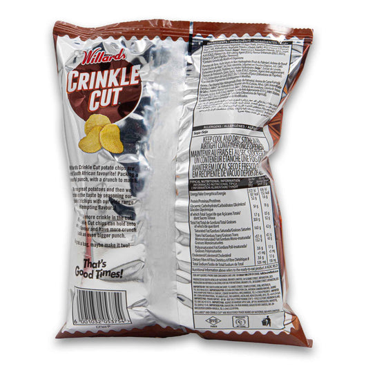 Crinkle Cut Smoked Beef Flavoured Potato Chips 30g | Crunchy Ridge-Cut ...