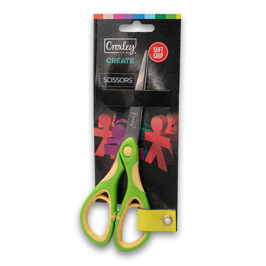 Croxley Scissors Scissors Soft Grip 17cm Comfort Handle | Durable Multi-Purpose Cutting ...
