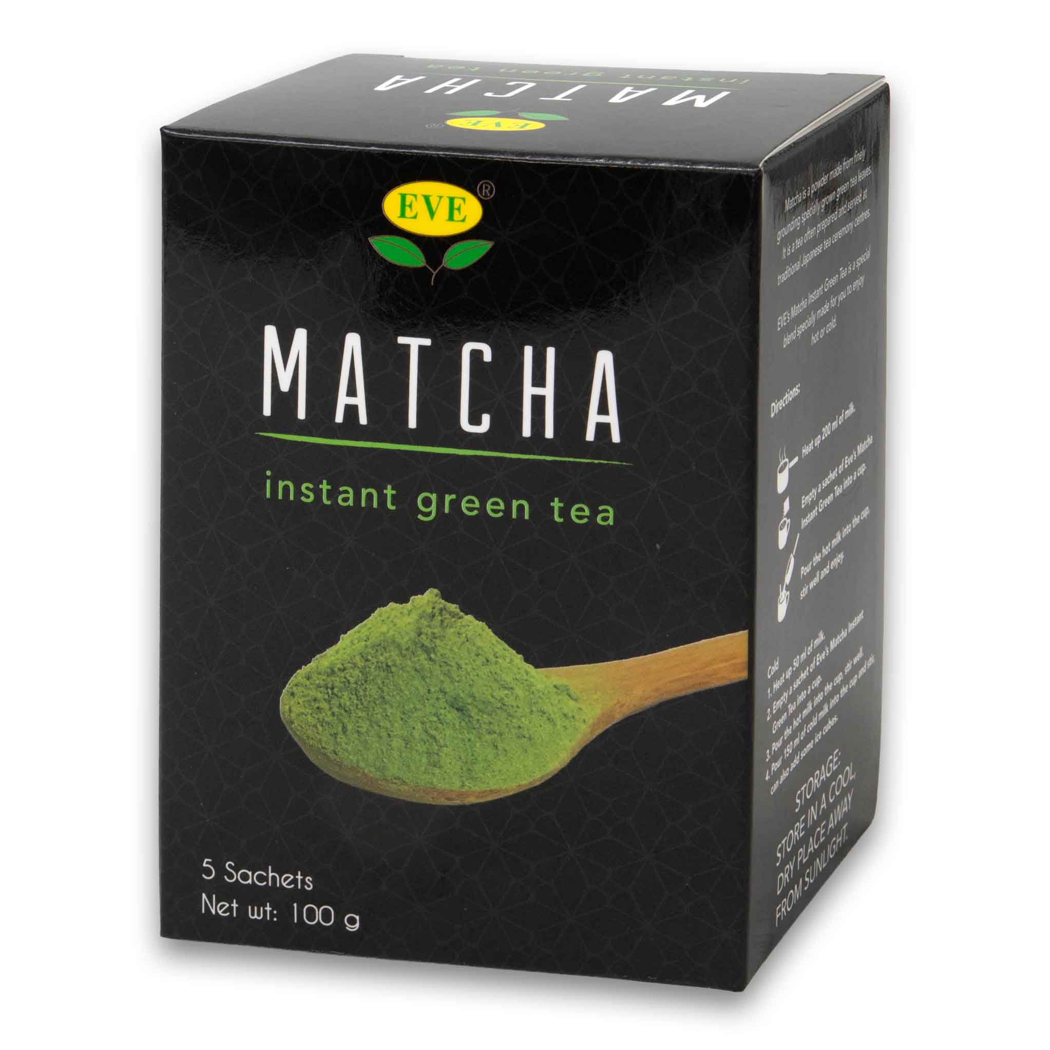 Matcha Instant Green Tea 5 x 20g Sachets 100g | Premium Japanese-Style ...
