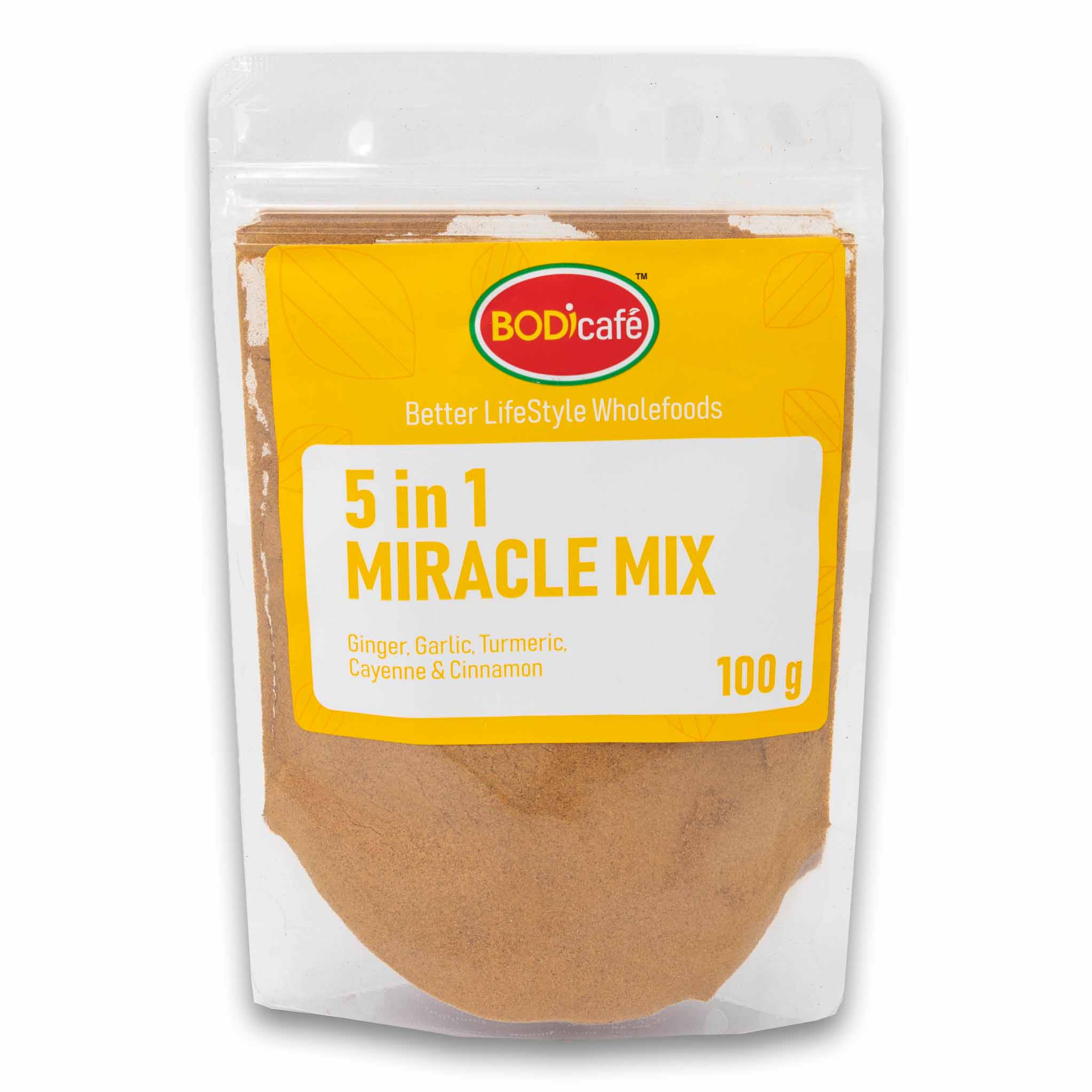 5 in 1 Miracle Mix Powder 100g | Ginger Garlic Turmeric Cayenne & Cinn ...