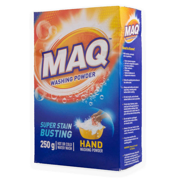 MAQ, Hand Washing Powder 250g - Super Stain Busting - Cosmetic Connection