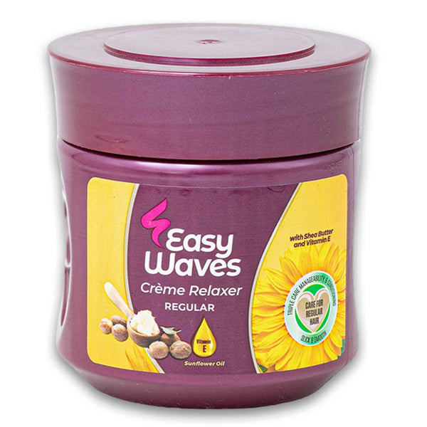 Easy Waves, Creme Relaxer Regular for Normal Hair with Shea Butter and Vitamin E 250ml - Cosmetic Connection