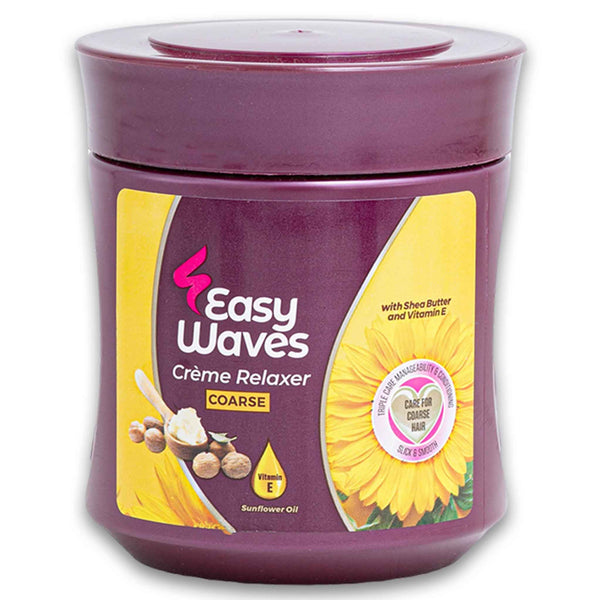 Easy Waves, Creme Relaxer Super for Coarse Hair with Shea Butter and Vitamin E 450ml - Cosmetic Connection