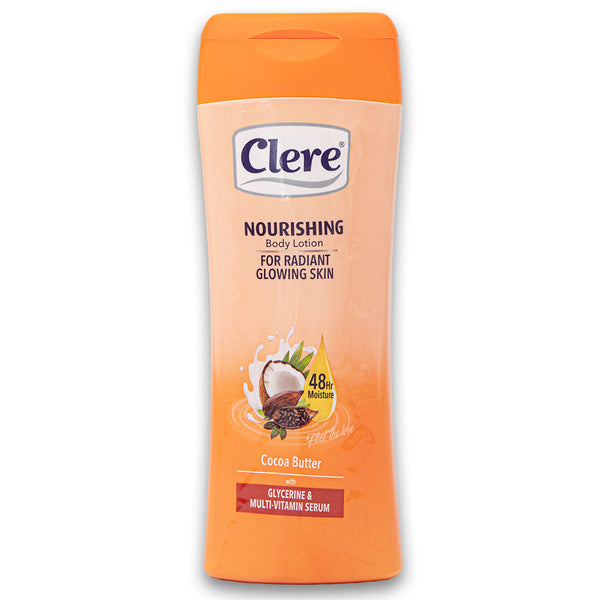 Clere, Nourishing Body Lotion Cocoa Butter Glycerine & Multi-Vitamin Serum 200ml - Cosmetic Connection