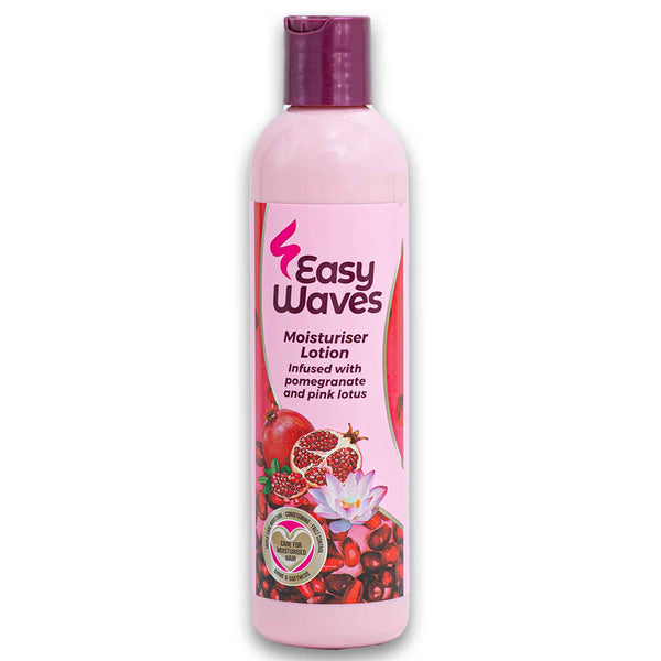 Easy Waves, Moisturiser Lotion Infused with Pomegranate and Pink Lotus 250ml - Cosmetic Connection