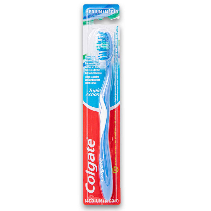 Colgate, Triple Action Medium Toothbrush - Cosmetic Connection