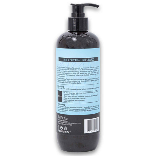 Delofil Professional, Argan Oil Protein Magic Complex Pure Repair Sulfate Frere Shampoo 500ml - Cosmetic Connection