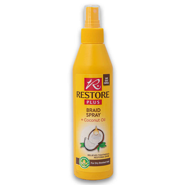 Braid Spray + Coconut Oil for Dry Braided Hair 250ml