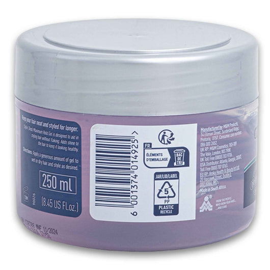 Stylin Dredz, Styling Gel with Panthenol & Wheat Protein Non-flaking Shine Boost 250ml - Cosmetic Connection