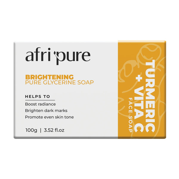 Brightening Body Soap 100g | With Turmeric & Vitamin C – Boosts Radiance Brightens Dark Marks & Promotes Even Skin Tone