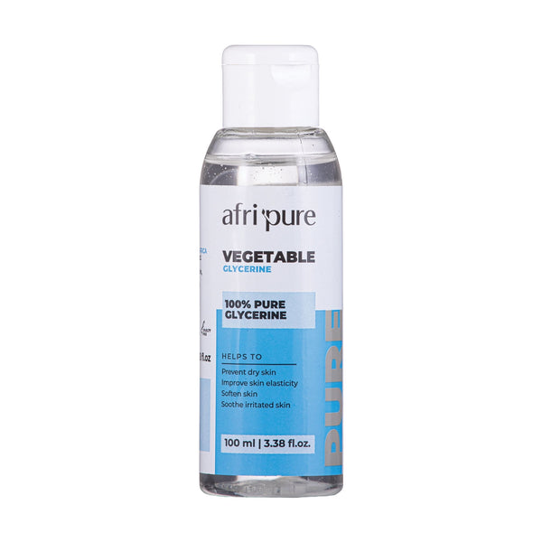 Vegetable Glycerine 100ml | 100% Pure – Prevents Dryness Improves Elasticity Softens & Soothes Irritated Skin