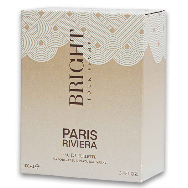 Paris Riviera, EAU De Toilette Vaporisateur Natural Spray Bright Pour Femme 100ml - Cosmetic Connection