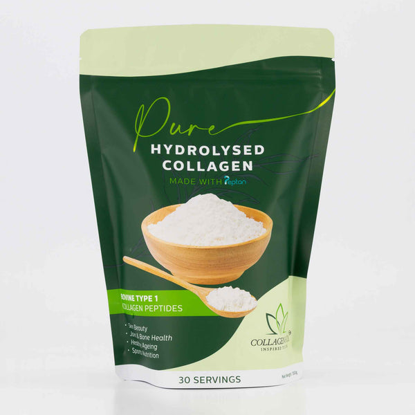 Collagen & Co Inspired to Live, Pure Hydrolysed Collagen made with Peptan 300g - Cosmetic Connection