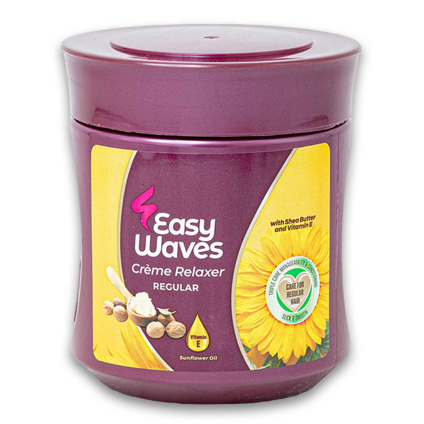 Easy Waves, Creme Relaxer Regular for Normal Hair with Shea Butter and Vitamin E 450ml - Cosmetic Connection