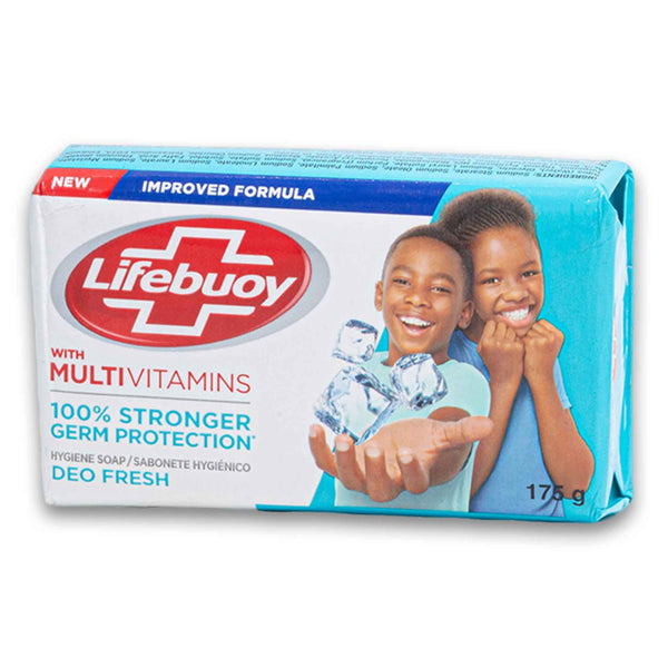 Lifebuoy, Deo Fresh Hygiene Soap with Multi Vitamins 100& Stronger Protection 175g - Cosmetic Connection