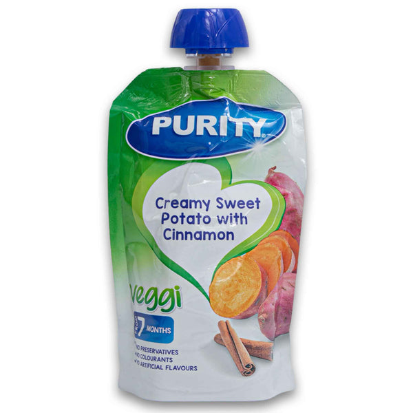 Purity, Food Pouch Veggi Creamy Sweet Potato with Cinnamon from 7 Months 110ml - Cosmetic Connection