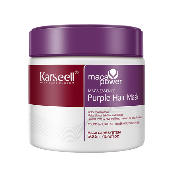 Karseell, Maca Power Maca Essence Purple Hair Mask Color Maintenance 500ml - Cosmetic Connection