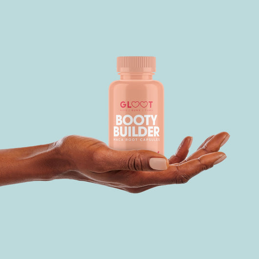 Gloot - Hips Bums & Tums, Booty Builder Maca Root 560mg Capsules All-natural Curve Supplement 60 Capsules - Cosmetic Connection