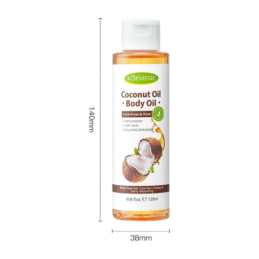 Kormesic, Coconut Oil Body Oil Antioxidant 120ml - Cosmetic Connection