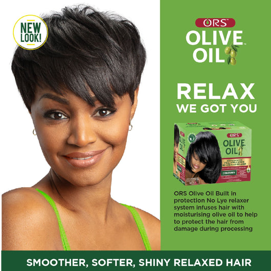 Organic Root Stimulator, Olive Oil Built-in Protection No-lye Hair Relaxer Extra Strength 1 Full Application - Cosmetic Connection