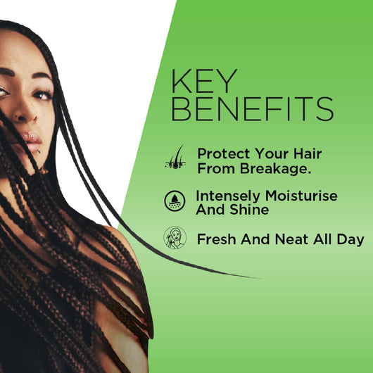 Organic Root Stimulator, Olive Oil with Black Castor & Keratin Sheer Strength Braid Spray 250ml - Cosmetic Connection