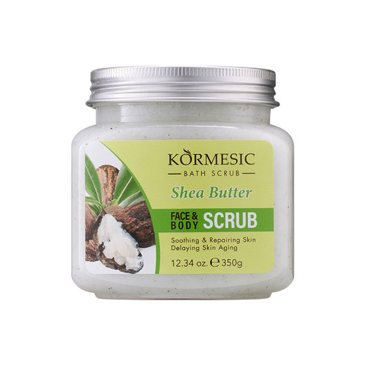 Kormesic, Face & Body Bath Scrub Shea Butter Soothing & Repairing Skin 350g - Cosmetic Connection