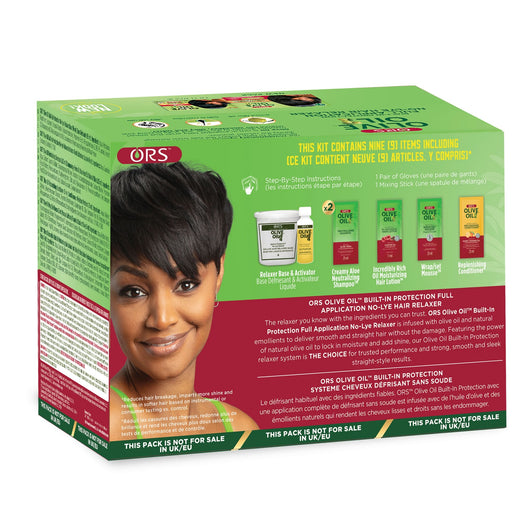 Organic Root Stimulator, Olive Oil Built-in Protection No-lye Hair Relaxer Extra Strength 1 Full Application - Cosmetic Connection