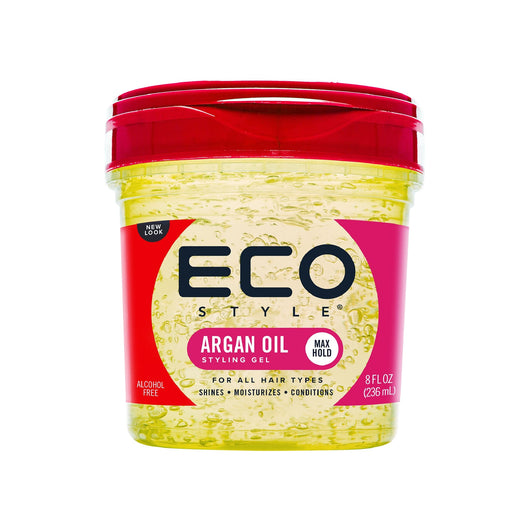 Eco Style, Argan Oil Styling Gel Max Hold 236ml - Cosmetic Connection