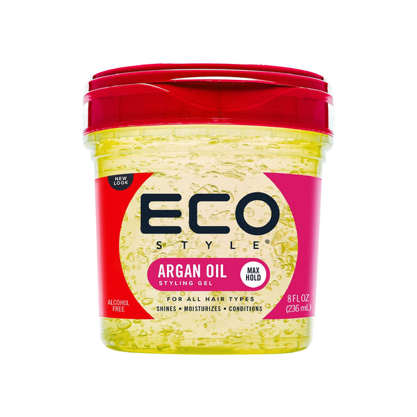Eco Style, Argan Oil Styling Gel Max Hold 236ml - Cosmetic Connection