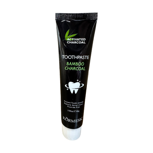 Kormesic, Bamboo Charcoal Fluoride Free Toothpaste 85g - Cosmetic Connection
