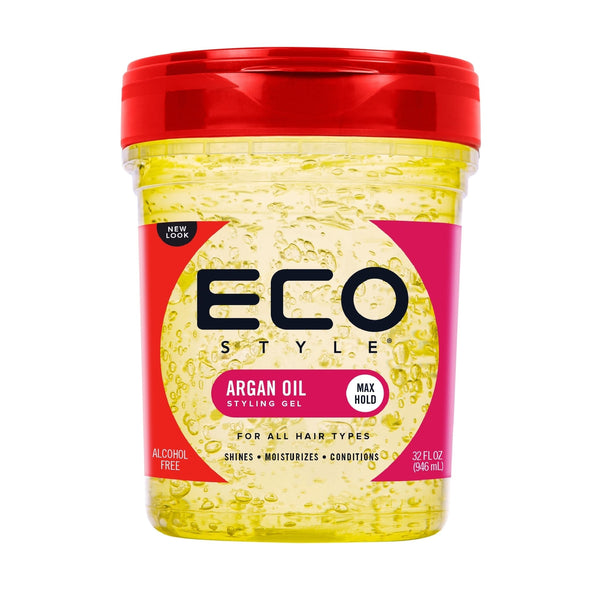 Eco Style, Argan Oil Styling Gel Max Hold 946ml - Cosmetic Connection
