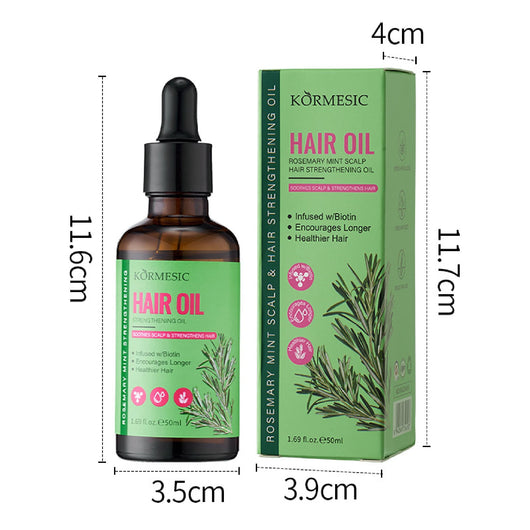 Kormesic, Rosemary Mint Scalp Hair Strengthening Oil 50ml - Cosmetic Connection