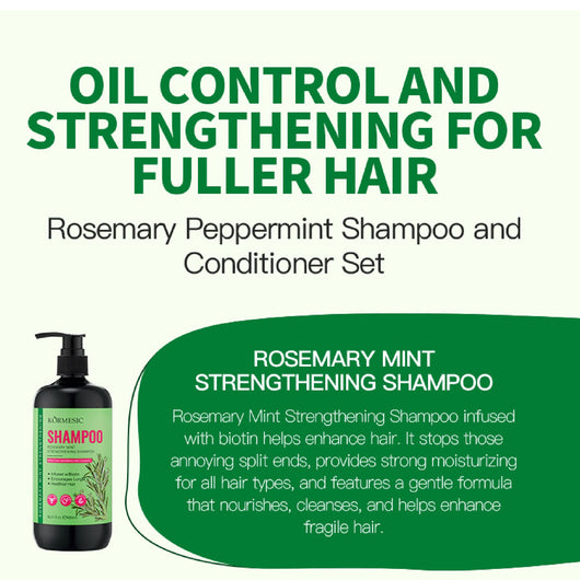 Kormesic, Rosemary Mint Scalp Hair Strengthening Oil 50ml - Cosmetic Connection