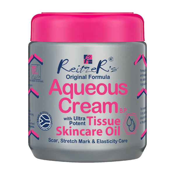 Reitzer's, Aqueous Cream B.P. with Ultra Potent Tissue Skincare Oil 500ml - Cosmetic Connection