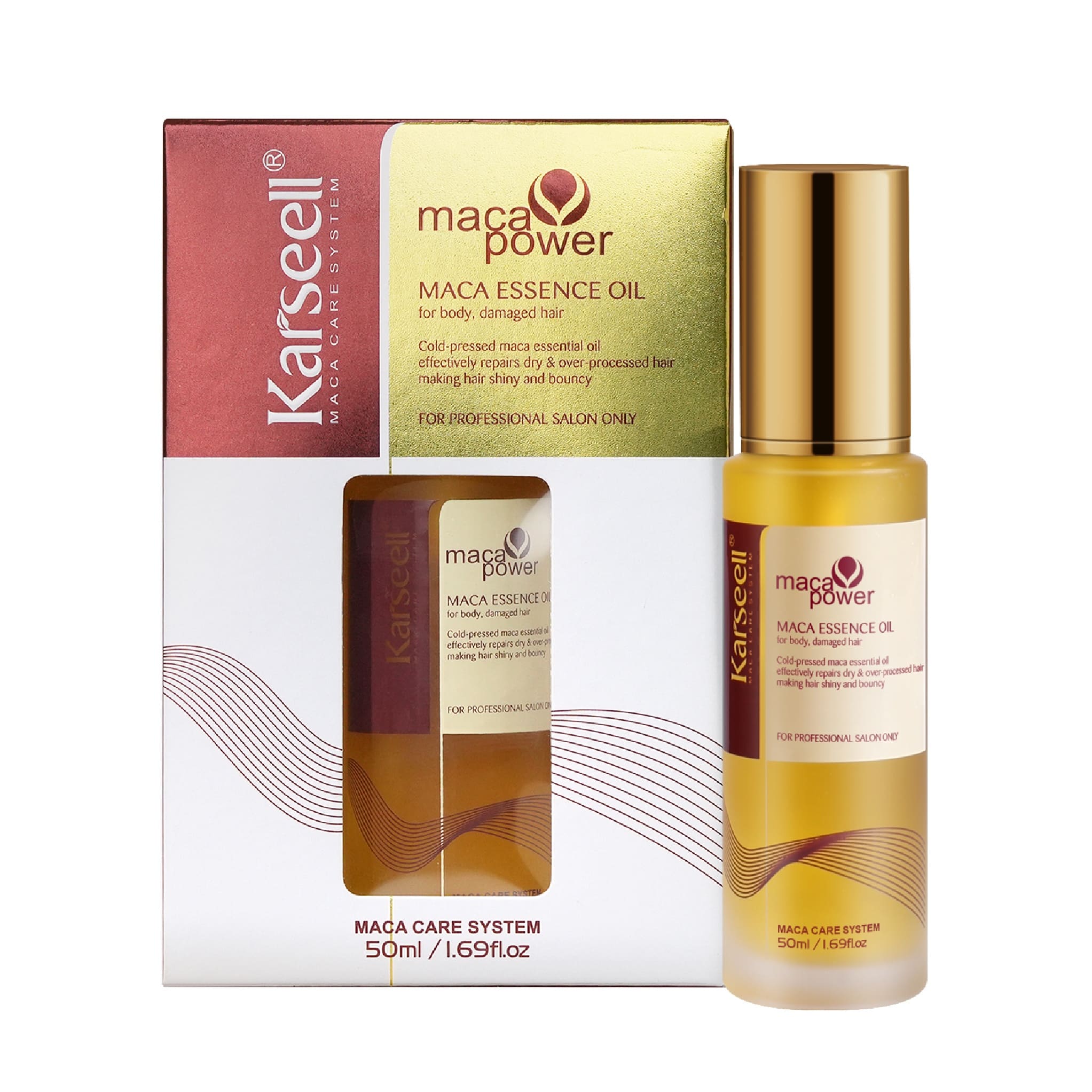 Maca Power Maca Essence Oil Serum 50ml | For Body Skin & Damaged Hair ...