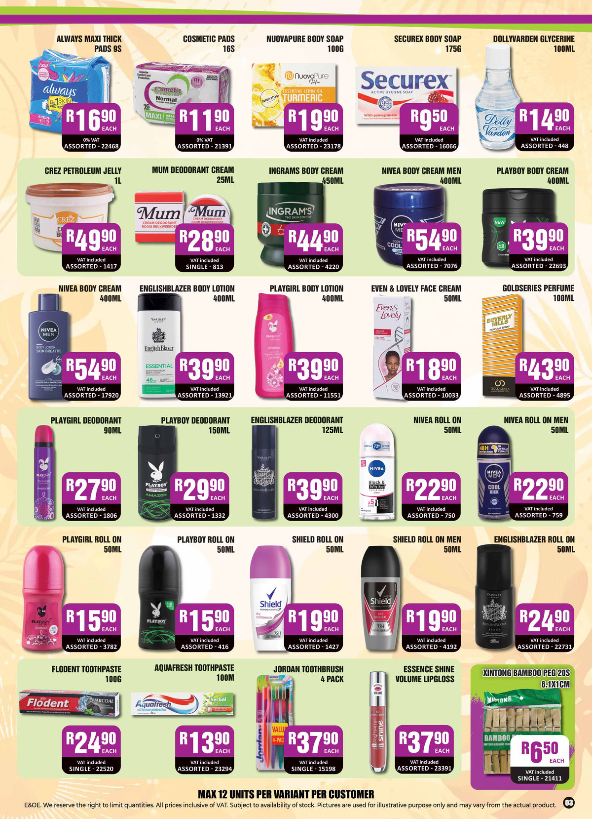 Promotion Catalogue – Cosmetic Connection