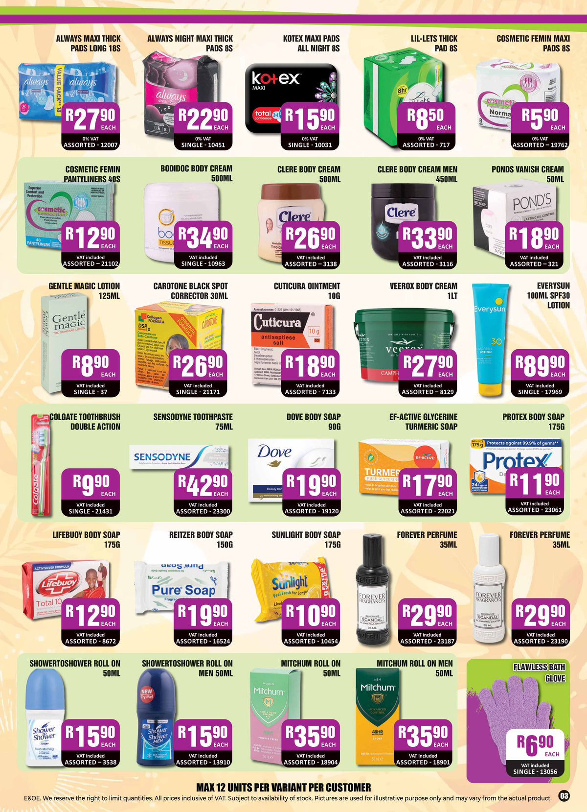 Promotion Catalogue – Cosmetic Connection