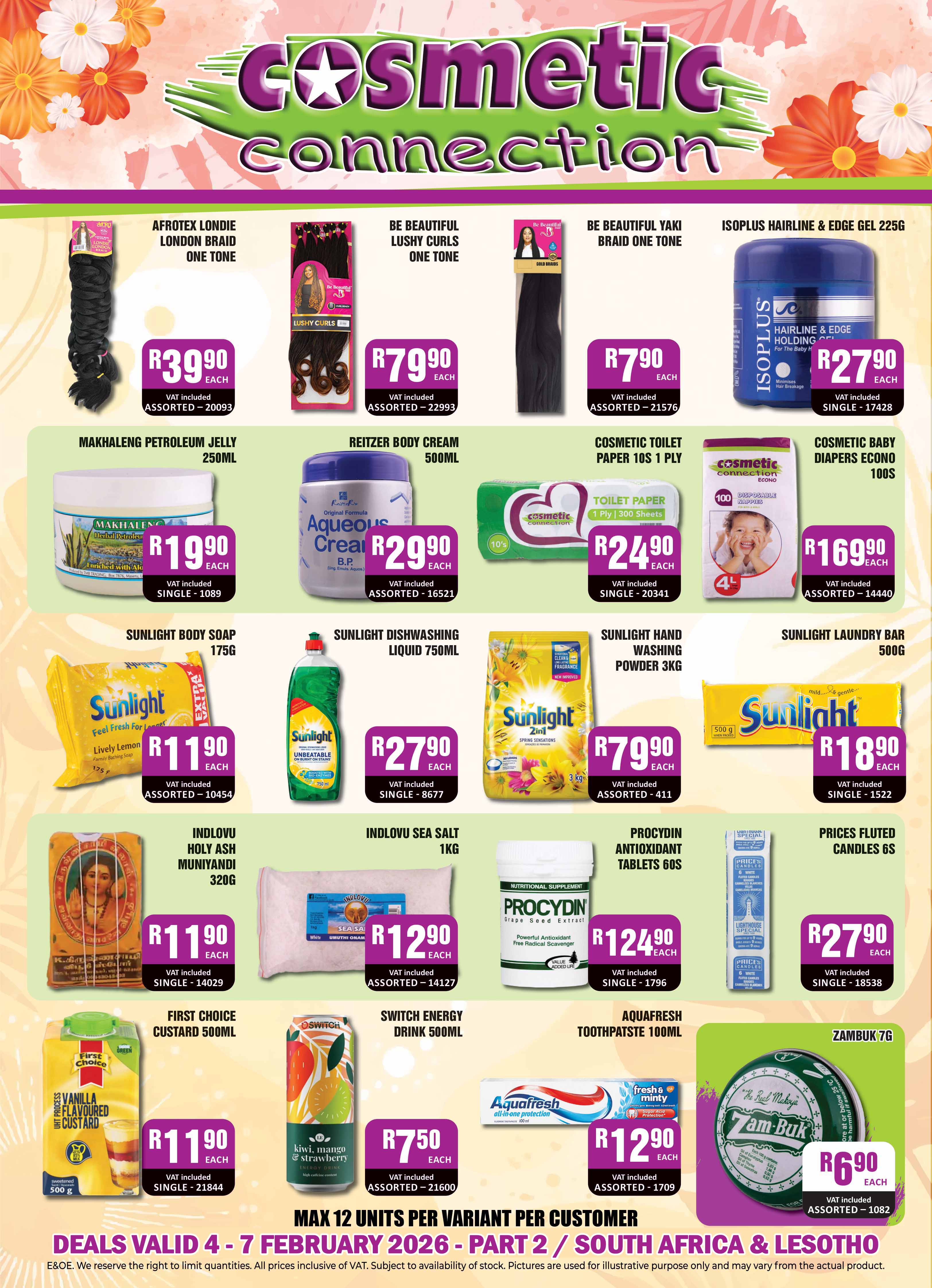 Promotion Catalogue – Cosmetic Connection