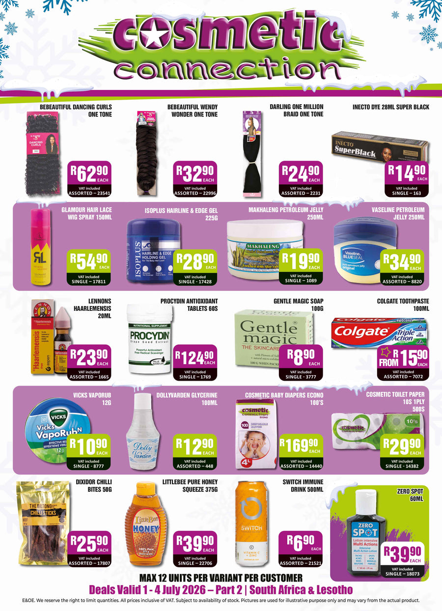 Promotion Catalogue – Cosmetic Connection