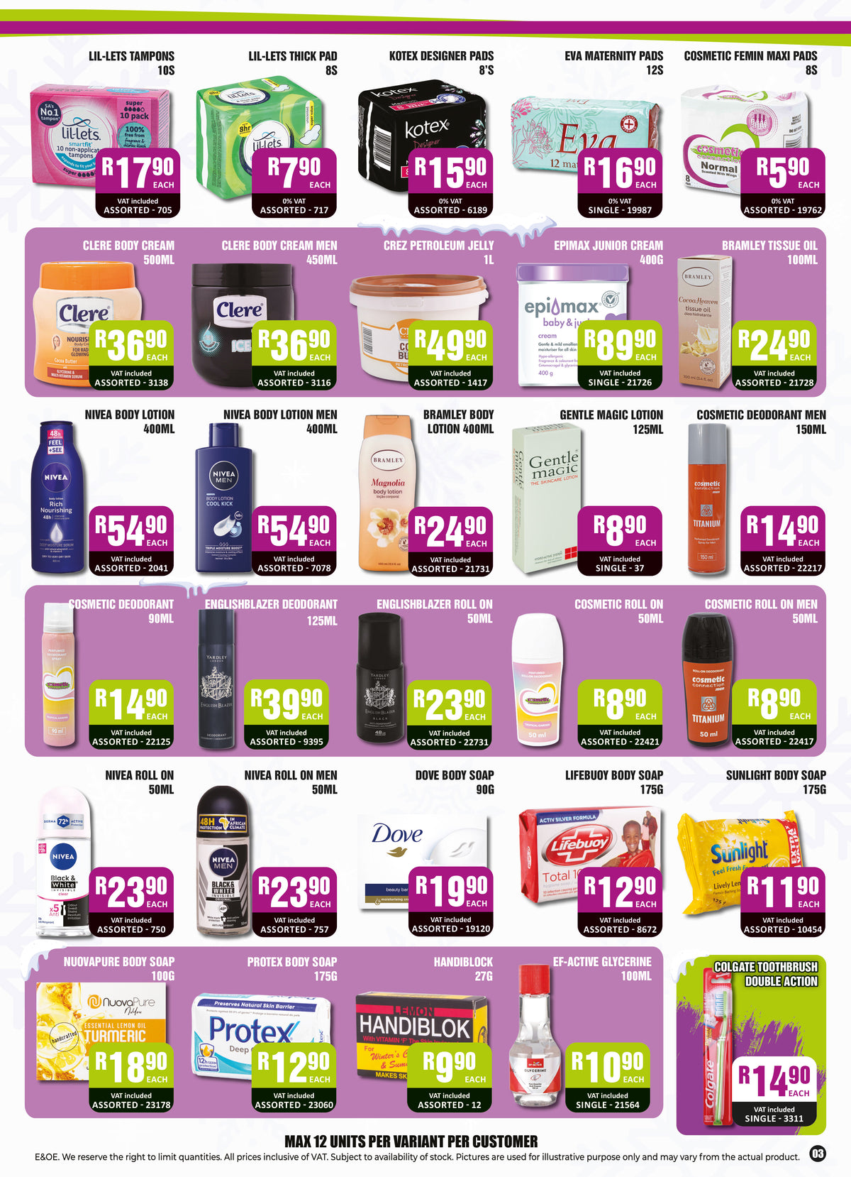 Promotion Catalogue – Cosmetic Connection